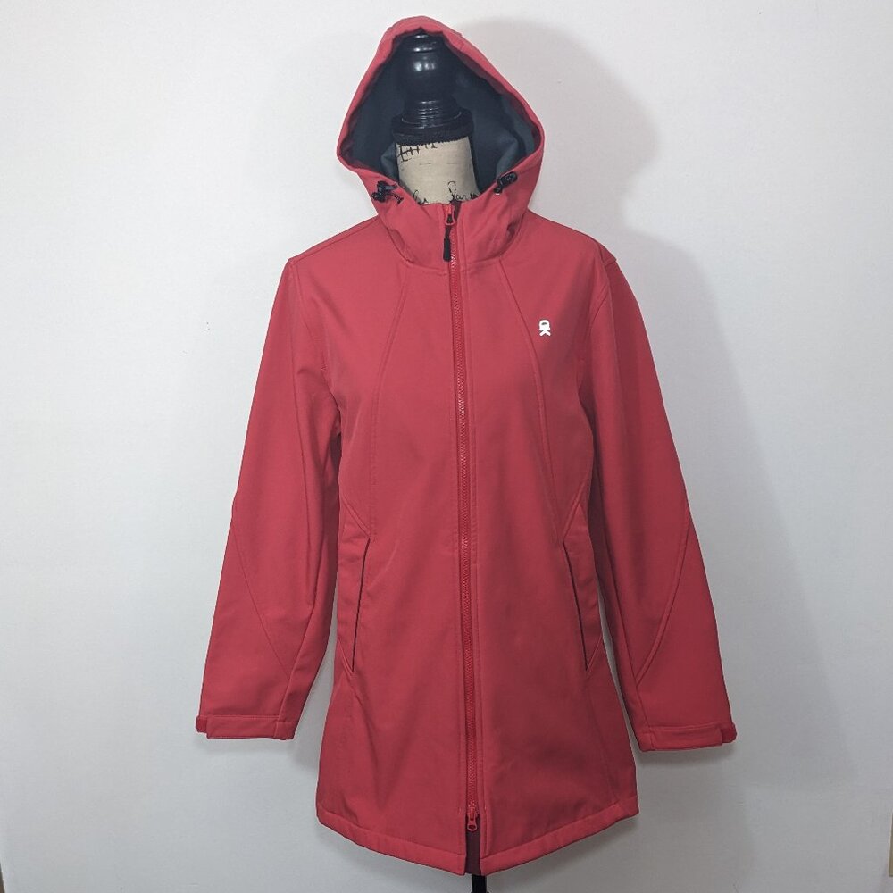 Little Donkey Andy Women's Softshell Fleece Lined Warm Rain Jacket Hooded M